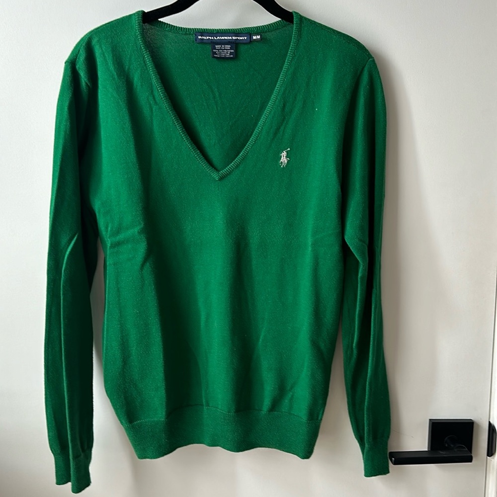 Ralph Lauren Cotton v neck sweater